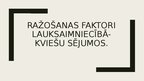Prezentācija 'Ražošanas faktori lauksaimniecībā - kviešu sējumos', 1.