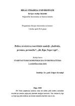 Konspekts 'Psihes struktūras teorētiskie modeļi: "indivīds, persona, personība", "Id, Ego, ', 1.