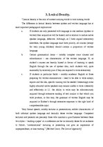 Referāts 'Michael Lewis "Lexical Approach". The Nature of Lexis', 7.