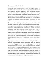 Eseja 'The Importance of a Healthy Lifestyle', 1.