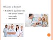 Prezentācija 'Dream Job - Doctor', 2.