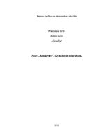Referāts 'Nīčes "Antikrists". Kristietības noliegšana', 1.