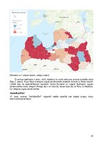 Referāts '14. Saeimas vēlēšanu kandidātu ģeogrāfiskais izvietojums attiecībā pret Latvijas', 23.