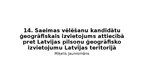 Referāts '14. Saeimas vēlēšanu kandidātu ģeogrāfiskais izvietojums attiecībā pret Latvijas', 42.