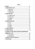 Prakses atskaite 'Prakses atskaite mārketingā', 2.