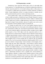 Eseja 'NATO organizācija - 60 gadu pieredze', 1.