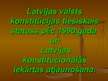 Prezentācija 'Latvijas valsts konstitūcijas tiesiskais statuss un konstitucionālās iekārtas at', 1.