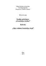 Referāts 'Zāļu reklāma farmācijas tirgū', 1.