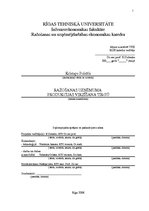 Diplomdarbs 'A/s "Kurzemes Atslēga" ekonomiskā analīze', 1.