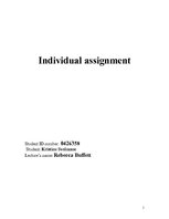 Referāts 'Individual Assignment in Organisation and Management', 1.