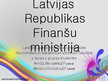 Referāts 'Finanšu ministrija', 24.