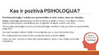 Prezentācija 'Pozitīvā psiholoģija', 2.