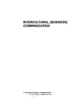 Referāts 'Intercultural (Business) Communication', 1.