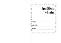 Konspekts 'Īpašības vārds', 1.