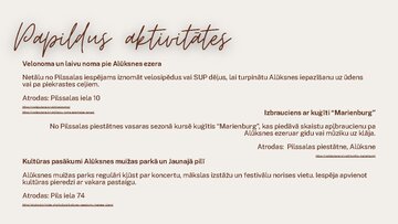 Prezentācija 'Viesnīcas “Bahnhofs Hotel” piedāvājums pastaigai pa Alūksni', 7.