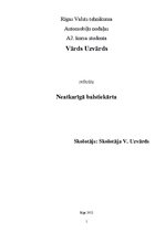 Referāts 'Neatkarīgā balstiekārta', 1.