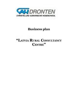 Biznesa plāns 'Latvian Rural Consultancy Centre', 1.