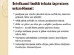 Prezentācija 'Lasītmācīšanas īpatnības bērniem ar garīgās attīstības traucējumiem', 6.