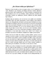 Eseja 'Ko Imanuels Kants teiktu par špikošanu?', 1.