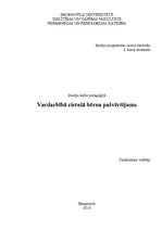 Referāts 'Vardarbībā cietuša bērna pašvērtējums', 1.