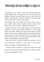 Eseja 'Reformācijas laikmeta zaudējumi un ieguvumi', 1.