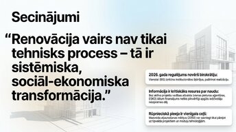Prezentācija 'Sistēmiskā transformācija: 2026. gada renovācijas standarts', 12.