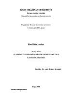 Konspekts 'Konflikta analīze', 1.