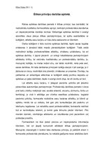 Eseja 'Ētikas principu darbība aptiekā', 1.