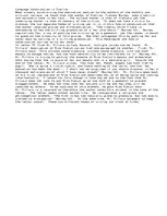 Eseja 'Language Construction in Evelina', 1.