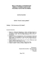 Konspekts 'Latvijas Republikas Satversme un Saeima', 1.
