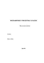Referāts 'Bezdarbnieku struktūras analīze', 1.