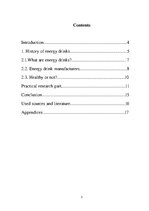 Referāts 'Energy Drinks Are not Healthy', 3.