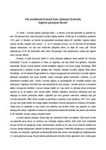 Eseja 'Vai mūsdienās Latvijā būtu jāatzīmē latviešu leģiona piemiņas diena?', 1.