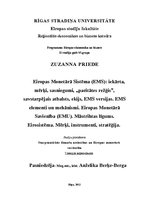 Konspekts 'Eiropas Monetārā sistēma', 1.