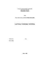Referāts 'Latvijas nodokļu sistēma', 1.