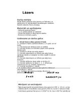 Konspekts 'Lāzers', 1.