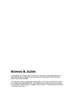 Eseja 'Was the Love between Romeo and Juliet Real?', 13.