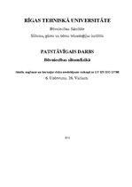 Paraugs 'Sēnīšu augšanas un korozijas riska novērtējums', 1.