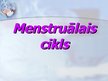 Prezentācija 'Menstruālais cikls', 1.