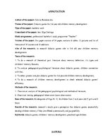 Diplomdarbs 'Didaktiskās rotaļas 5-6 gadus vecu bērnu atmiņas attīstībā', 3.