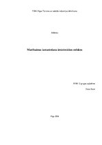 Referāts 'Marihuānas izmantošana ārstnieciskos nolūkos', 1.