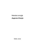 Referāts 'Augsnes erozija', 1.