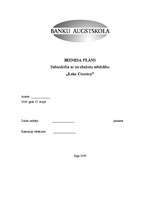 Biznesa plāns 'Atpūtas kompleksa izveide', 1.