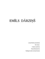 Konspekts 'Emīla Dārziņa biogrāfija', 1.
