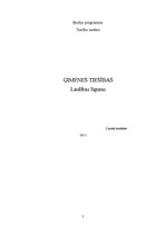 Referāts 'Ģimenes tiesības. Laulību līgums', 1.