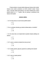 Paraugs 'Aptauja bakalauram', 1.