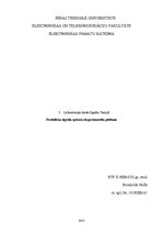 Paraugs 'Signālu teorija, trešais laboratorijas darbs', 1.