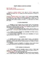 Paraugs 'Preču zīmes licences līgums', 1.