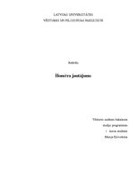 Referāts 'Homēra jautājums', 1.