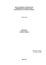 Eseja 'Ideju vēsture. Viljams Šekspīrs "Hamlets"', 1.